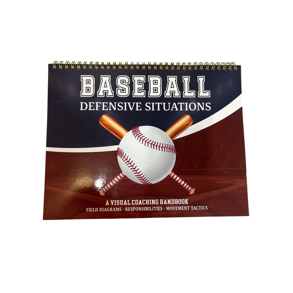 Baseball Defensive Situations Visual Coaching Handbook Field Diagrams Tactics